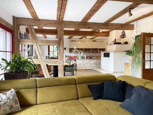 Der Wohn,- und Eßbereich im Ganzen - 