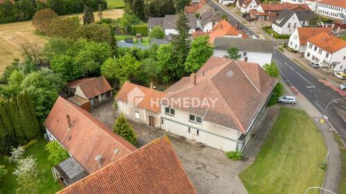 Außenansicht Drohne 3 - 1 Zimmer Mehrfamilienhaus, Wohnhaus in Espelkamp