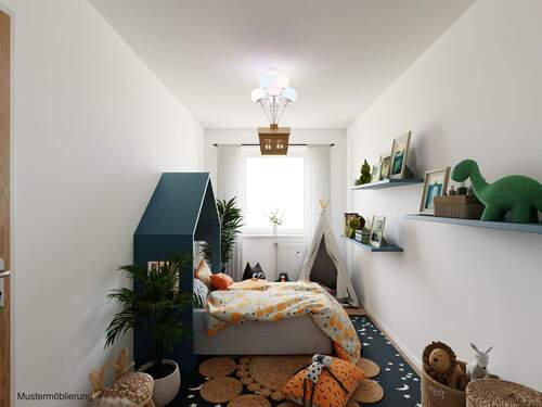 Mustermöblierung - 4 Zimmer Etagenwohnung in Dresden