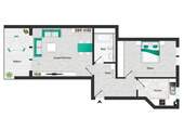 Grundriss Wohnung 11 - 