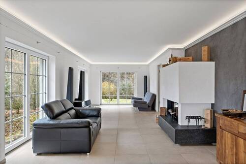 Wohnen, Bild 2 - PROVISIONSFREI -Stylischer Bungalow mit Carport in ruhiger Waldrandlage