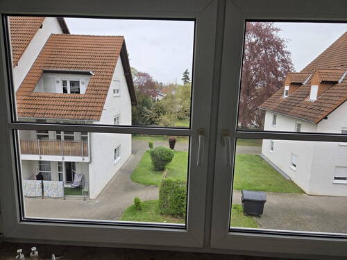 Ausblick Schlafzimmer - Etagenwohnung mit 52,00 m&sup2; in Worms zur Miete