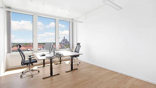 Büroraum 1 - Büroräume in modernem Büro - Parkstadt Schwabing - einzeln anmietbar - All-in-Miete