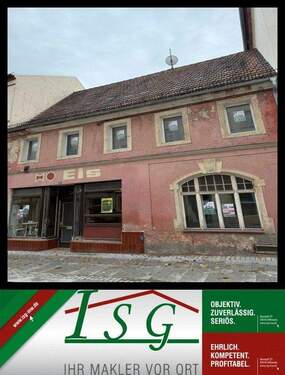 Außenansicht - Zentrale Lage - Sanierungsbedürftiges Wohn- & Geschäftshaus