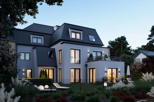 PA05 - Gartenansicht - 4 Zimmer Etagenwohnung in München