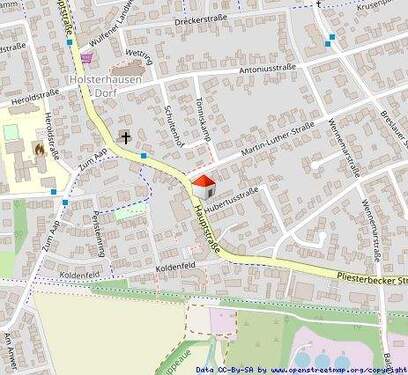 Lageplan - 4 Zimmer Etagenwohnung zum Kaufen in Dorsten