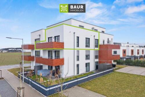 Luftbild - 3 Zimmer Etagenwohnung zum Kaufen in Vöhringen