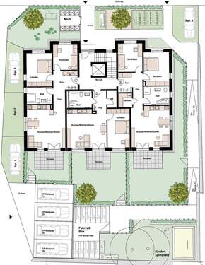 Grundstücksübersicht.jpg - Etagenwohnung mit 78,30 m&sup2; in Fürth zum Kaufen