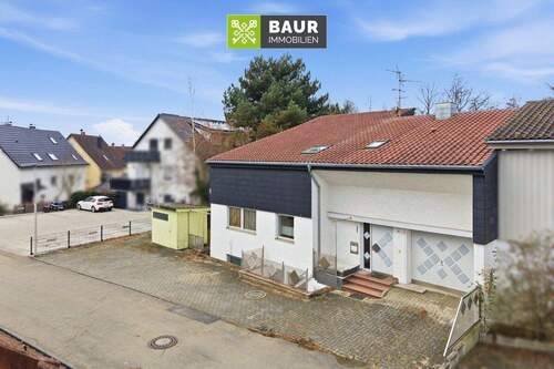 Luftaufnahme - 7 Zimmer Doppelhaushälfte in Meckenbeuren / Gerbertshaus