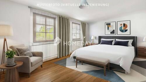 1. OG Elternschlafzimmer 1-Musterfoto (virtuelle Inszenierung)2 - 