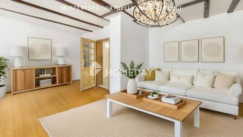 EG Wohnzimmer 2-Musterfoto (virtuelle Inszenierung)8 - Einfamilienhaus mit 140,00 m&sup2; in Düsseldorf zum Kaufen
