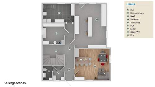 Kellergeschoss - 