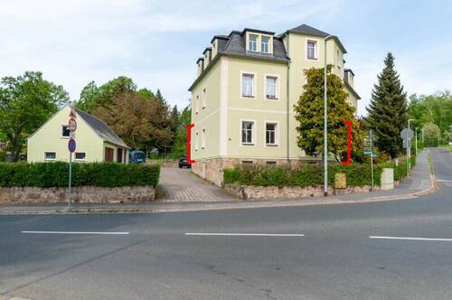 Hausansicht - Bannewitz - Erstbezug nach Sanierung! 2-Zimmer-Wohnung in saniertem Altbau