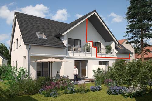 Haushinteransicht.jpg - 3 Zimmer Etagenwohnung in Bergen auf Rügen