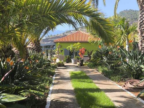 Ansicht Gebäude - SANTA LUCIA - La Palma Kanaren - Schönes Anwesen mit zwei Wohnhäusern und atemberaubendem Meerblick