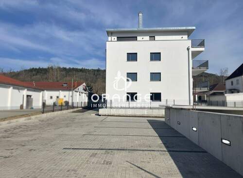 Die Westansicht von Haus 7b - 