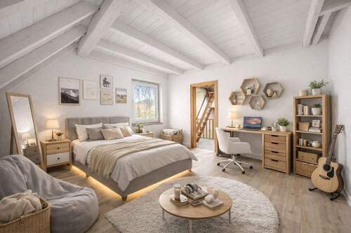 Schlafzimmer 2 visualisiert - 