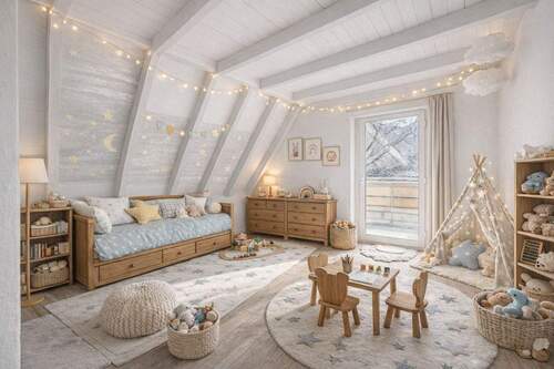 Kinderzimmer visualisiert - 