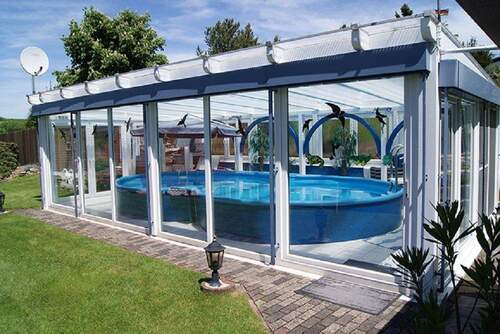 Poolanlage - Einfamilienhaus mit 246,00 m&sup2; in Mandern zum Kaufen