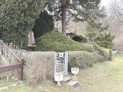 Eingang - Bungalow mit 40,00 m&sup2; in Bad Bibra zum Kaufen