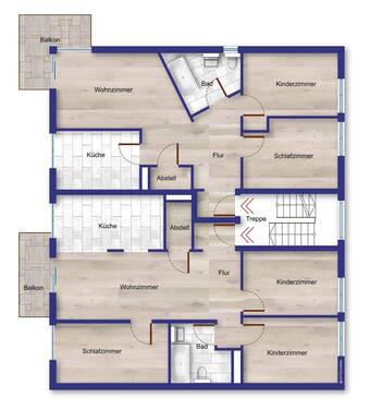 Grindriss Hinterhaus OG - 