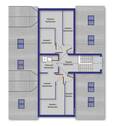 Grundriss Hinterhaus Spitzboden - 