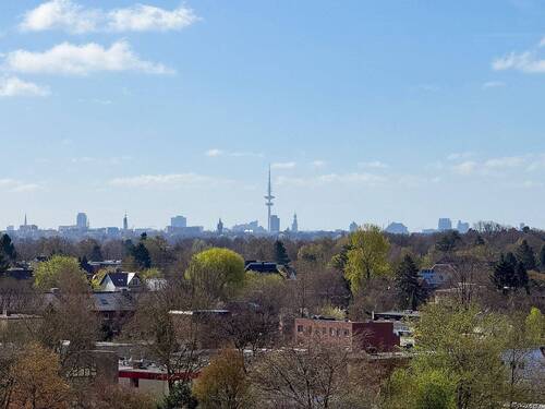 Blick der Hamburger Skyline - 