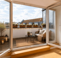 Sonnige Dachgeschosswohnung mit großem Südbalkon - 3 Zimmer in Berlin-Johannisthal Sonnige Dachgeschosswohnung mit großem Südbalkon - 3 Zimmer in Berlin-Johannisthal