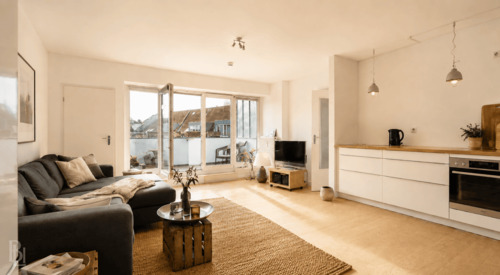 Wohnzimmer - 3 Zimmer Etagenwohnung zum Kaufen in Berlin
