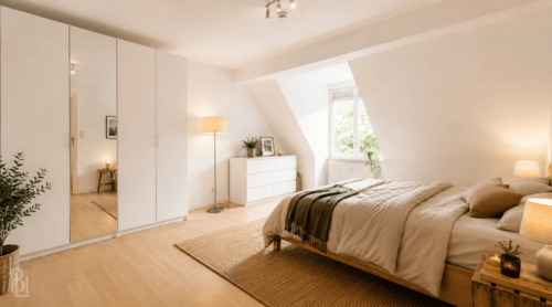 Schlafzimmer - KI - Etagenwohnung mit 90,00 m&sup2; in Berlin zum Kaufen