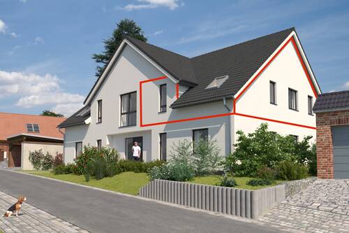 Hausvorderansicht-02.jpg - 3 Zimmer Etagenwohnung in Bergen auf Rügen