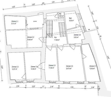 Obergeschoss - Bestand - 