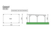 Grundriss Carport - 
