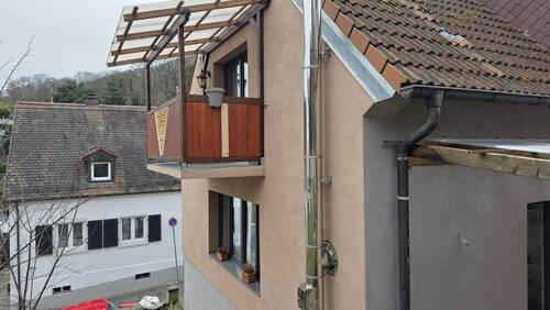 Offene Hausseite - 