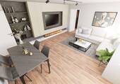 Wohnzimmer 2 Visualisierung - 2 Zimmer Etagenwohnung in München
