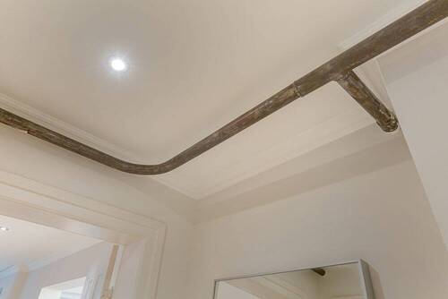 Freigelegtes Heizrohr - 