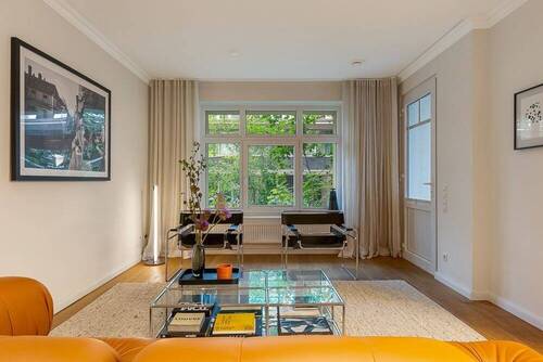 Wohnzimmer - 3 Zimmer Terrassenwohnung in Hamburg