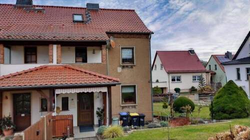 Rückansicht - 4 Zimmer Doppelhaushälfte in Grimma