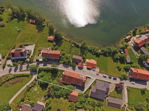 Luftbild - Wohnmöglichkeit am Riegsee auf 282 qm + Mieteinnachmen aus weiteren 6 Wohneinheiten