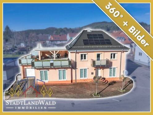 Titelbild - Exposé - Modernisiertes Raumwunder im Herzen von Fischbach - Wohnen mit Dachterrasse & Waldblick