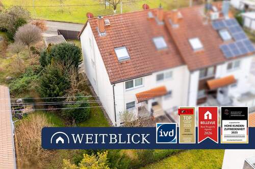 Titelbild - WEITBLICK: Reiheneckhaus in Feldrandlage!