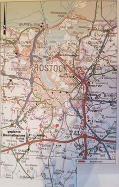 Papendorf unmittelbare Nähe Rostocks Stadtgrenze - Grundstück in Papendorf