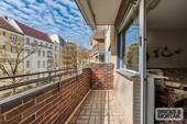 Toller Ausblick von Ihrem zukünftigen ZuHause - Lichtdurchflutete 3-Zimmer-Whg. mit Süd-Loggia im beliebten Bismarckviertel zur eigenen Gestaltung