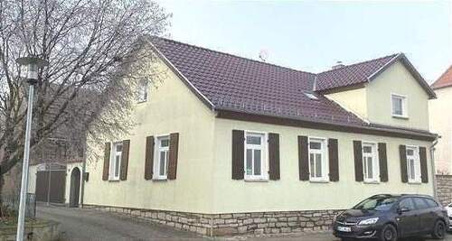 Außenansicht - Gepflegtes EFH in Kalbsrieth - 105.000,00&nbsp;EUR Kaufpreis, ca.&nbsp; 163,00&nbsp;m&sup2;&nbsp;Wohnfl&auml;che