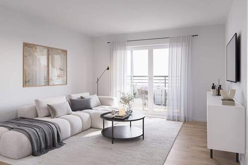 Wohnen.jpg - 2 Zimmer Etagenwohnung in Erlangen