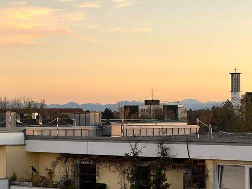 Alpenpanorama über den Dächern - 2 Zimmer Etagenwohnung zur Miete in München - Obergiesing