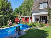 Garten – Grünes Refugium mit Pool - Einfamilienhaus mit 200,00 m&sup2; in Haan zum Kaufen