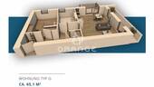 Grundriss 3D Wohnung Typ G - 