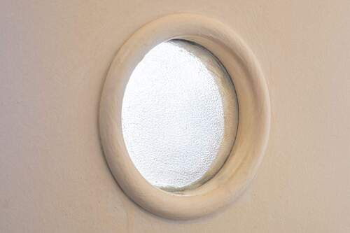 Detail: Badtür-Fenster - 