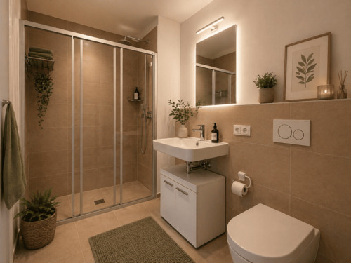 Masterbad mit Dusche - 